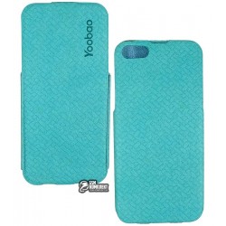 Кожаный Чехол Yoobao Fashion для iiPhone 5/5S голубой