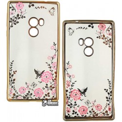 Чехол защитный Secret Garden Swarovski для Xiaomi Mi Mix, силиконовый