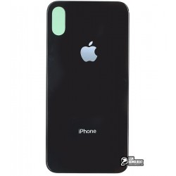 Задня панель корпусу для Apple iPhone X, черная