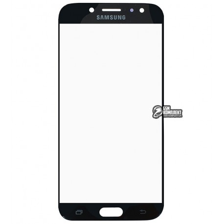 Стекло корпуса для Samsung J730F Galaxy J7 (2017), черное