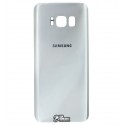 Задня панель корпусу для Samsung G950F Galaxy S8, сріблястий колір, оригінал (PRC), arctic silver