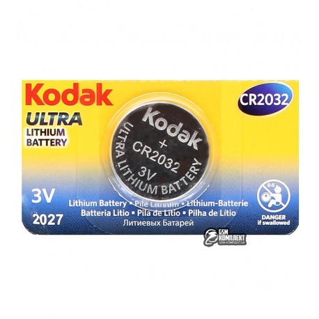 Батарейка bat KODAK Ultra lit. CR2032 1 шт