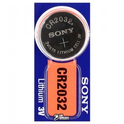 Батарейка SONY СR2032 Lithium, 1шт.