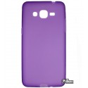 Чохол для Samsung G530 Galaxy J2 Prime, силіконовий, фіолетовий колір