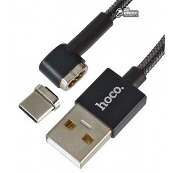 Кабель Type-C, магнитный, Hoco U20 L-shape