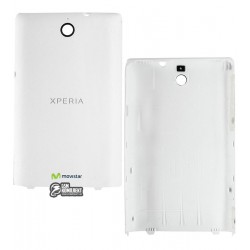 Задняя панель корпуса для Sony C1503 Xperia E, C1504 Xperia E, C1505 Xperia E, C1604 Xperia E Dual, C1605 Xperia E Dual, белая