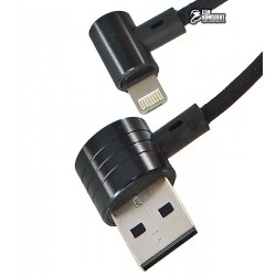 Кабель Lightning + Micro USB, Baseus T-type, 2 в 1, черный