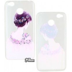 Чехол защитный для Xiaomi RedMi 4x, с рисунком, силиконовый