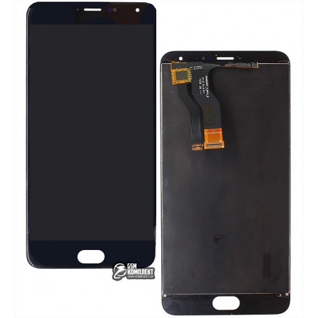 Дисплей для Meizu M1 Metal, черный, с сенсорным экраном (дисплейный модуль), original (PRC)