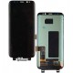 Дисплей для Samsung G950F Galaxy S8, черный, с сенсорным экраном (дисплейный модуль), original (PRC)
