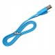 Кабель Lightning - USB, Remax Full Speed, плаский силікон, 1 метр, до 2,4А