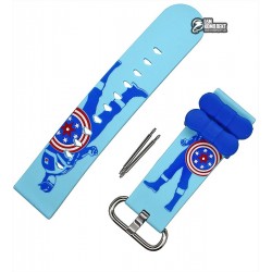 Ремешок для детских часов DF25G, синий