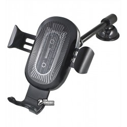 Беспроводная зарядка - автодержатель Baseus Heukji Wireless Charger Gravity Car Mount Black (WXZT-01)
