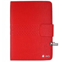 Универсальная книжка для планшета 7-8" "Only" с тиснением (с механизмом)