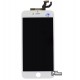 Дисплей iPhone 6S Plus, білий, з сенсорним екраном (дисплейний модуль),з рамкою, high-copy
