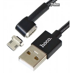 Кабель Micro Usb, магнитный, Hoco U20 L-shape