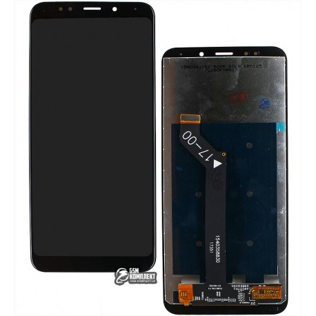 Дисплей для Xiaomi Redmi 5 Plus, Redmi Note 5, черный, с сенсорным экраном (дисплейный модуль)