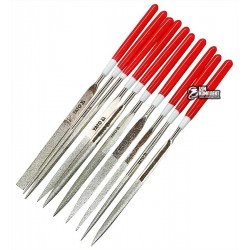 Набір надфілів алмазних YATO YT-6144 l = 140 / 50мм b = 3 мм 10шт