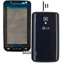 Корпус для LG P715 Optimus L7 II, синій