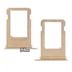 Держатель SIM-карты для Apple iPhone 7, золотистый