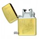 Зажигалка USB с узором "револьвер", золото, электроимпульсная