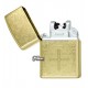 Зажигалка USB с узором "герб", золото, электроимпульсная
