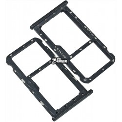 Тримач SIM-карти для Huawei Mate 10 (ALP-L09), Mate 10 (ALP-L29), чорний, із тримачем MMC