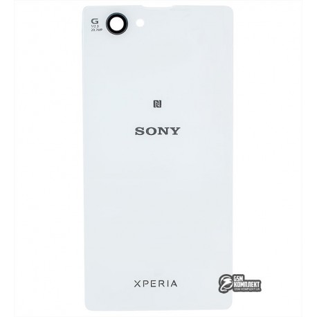 Задня панель корпусу для Sony D5503 Xperia Z1 Compact Mini, біла