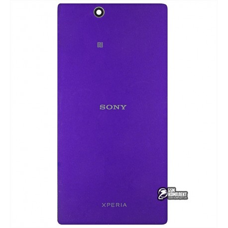 Задняя панель корпуса для Sony C6802 XL39h Xperia Z Ultra, C6806 Xperia Z Ultra, C6833 Xperia Z Ultra, фиолетовая