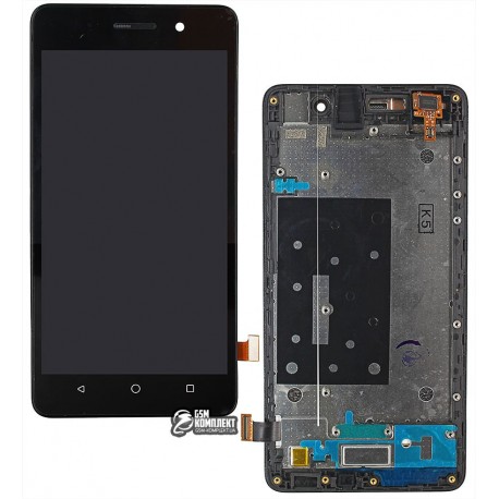 Дисплей для Huawei Honor 4C, черный, с передней панелью, с сенсорным экраном (дисплейный модуль), original (PRC)