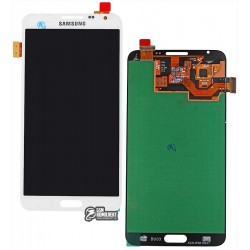 Дисплей для Samsung N7502 Note 3 Neo Duos, N7505 Note 3 Neo Duos, белый, с сенсорным экраном (дисплейный модуль), original (PRC)