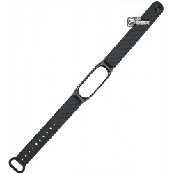 Браслет для Xiaomi Mi Band 2, пластиковий, з ремінцем карбон