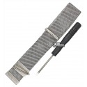 Браслет Amazfit Bip Silver magnet metal strap small link (Ліцензія)
