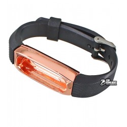 Браслет для Xiaomi Mi Band 2, Sport Design, чорний + золото