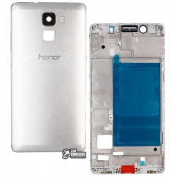 Корпус для Huawei Honor 7, серебристый Корпус для Huawei Honor 7, серебристый