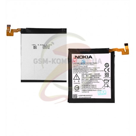 Акумулятор HE328 для Nokia 8 Dual Sim, Li-ion, 3,85 B, 3030 мАч