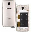 Задня кришка батареї для Samsung J730F Galaxy J7 (2017), золотистий колір