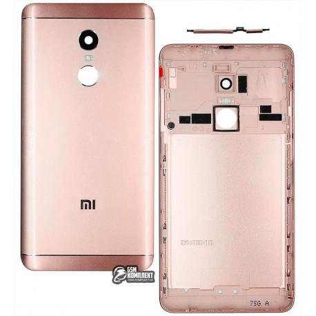 Задняя крышка батареи для мобильного телефона Xiaomi Redmi Note 4X, розовая, MediaTek 4/64GB
