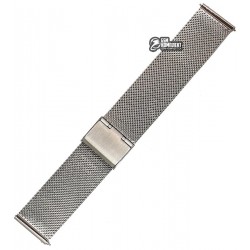 Браслет для Xiaomi Amazfit Bip F-22, металлический, 20мм, серебро