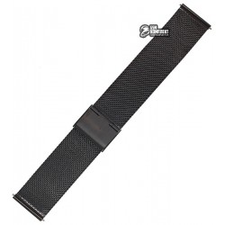 Браслет для Xiaomi Amazfit Bip F-22, металлический, 20мм, черный