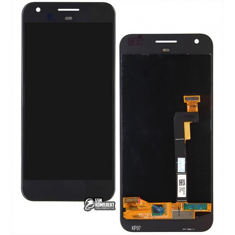 Дисплей для HTC S1 Google Pixel, черный, с сенсорным экраном (дисплейный модуль)