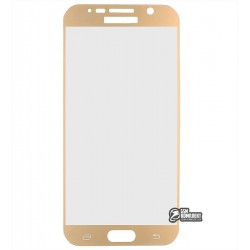 Закаленное защитное стекло для Samsung G920F Galaxy S6, 0,26 мм 9H, 3D Glass, золотое