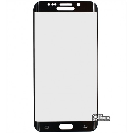 Закаленное защитное стекло для Samsung G928 Galaxy S6 Edge, 0,3мм, 3D черное