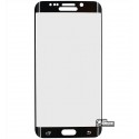 Загартоване захисне скло для Samsung G928 Galaxy S6 Edge Plus, 0,3мм, 3D чорний колір