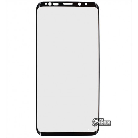 Закаленное защитное стекло для Samsung G965 Galaxy S9 Plus 0,3мм, 3D Glass, черное