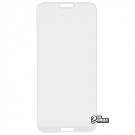 Закаленное защитное стекло для Huawei P20 Lite, 0,26 мм 9H, 2,5D, белое Закаленное защитное стекло для Huawei P20 Lite, 0,26 мм 9H, 2,5D, белое