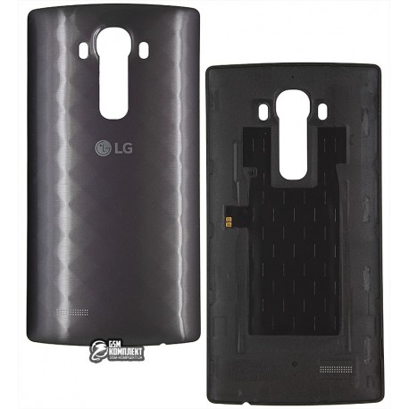 Задняя крышка батареи для LG G4 F500, G4 H810, G4 H811, G4 H815, G4 H818N, G4 H818P, G4 LS991, G4 VS986, серая