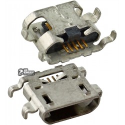 Коннектор зарядки Micro-USB для HTC Desire 626G, 5 pin, тип-B