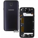 Задня кришка батареї для Samsung J730F Galaxy J7 (2017), чорний колір