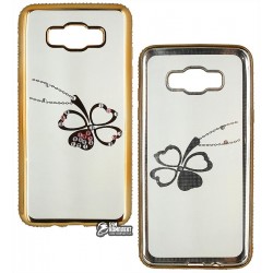 Чехол для Samsung J710 Galaxy J7 (2016), Swarovski, силиконовый, со стразами